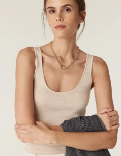 Superfine Merino Singlet Slim Fit Tank