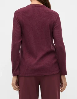 SUPERSOFT RIB RELAXED TOP