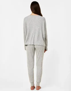 super soft waffle jogger pants