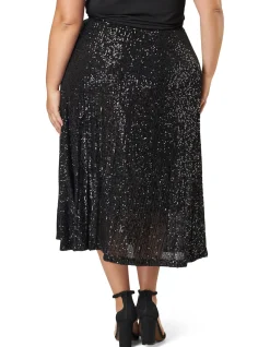 Sure Thing Sequin Skirt