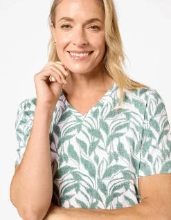 SUSANNA V NECK TOP