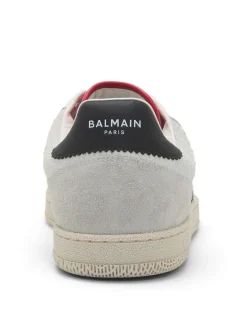 SWAN-SUEDE LEATHER&CALFSKIN SNEAKER