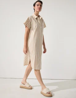 SWING STRIPE SHIRTDRESS