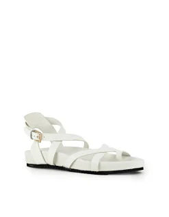 SYM STRAPPY SANDAL ON FOOTBED