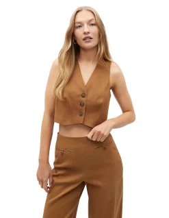 TAILORED CROP VEST