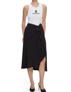 TAILORED MIDI SKIRT