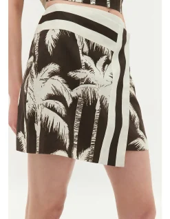 Tansia Wrap Mini Skirt