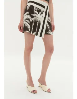 Tansia Wrap Mini Skirt