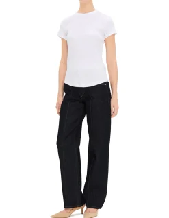 TAOMI HIGH RISE SLIM CUT JEANS