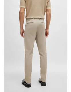 Tapered-fit chinos in a cotton blend