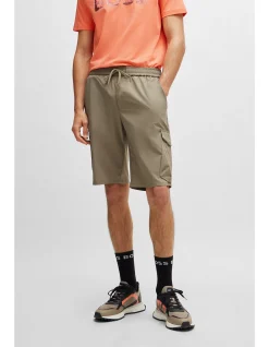 Tapered-Fit Easy-Iron Quick-Dry Shorts