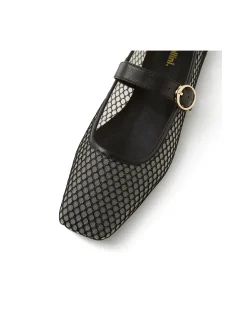 Tartina Mesh Strap Ballet Flats