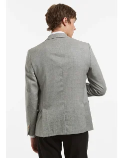 TB TEXTURED NOTCH LAPEL SPORTS JACKET