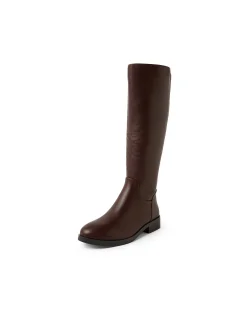 TEAGLE DF RICH BROWN LEATHER