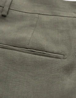 Tenutas Linen Trouser Flat Front