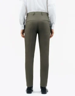 Tenutas Linen Trouser Flat Front