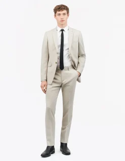 Tenutas Wool/Elastine Trouser Flat Front