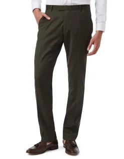 TEXTURED WOOL SUIT TROUSER