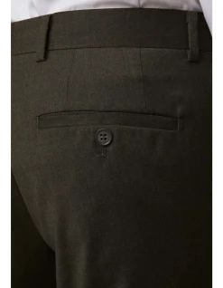 TEXTURED WOOL SUIT TROUSER