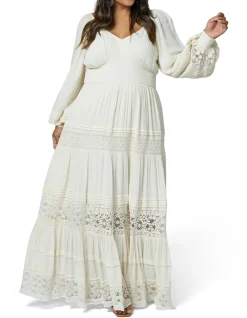 THE POETIC GYPSY SUNSET SHADOWS MAXI DRESS