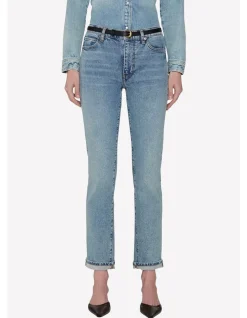 The Borrowed Mid Rise Ankle Boyfriend Jeans