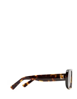 THE DIONNE CRYSTAL TORT AVIATOR Sunglasses