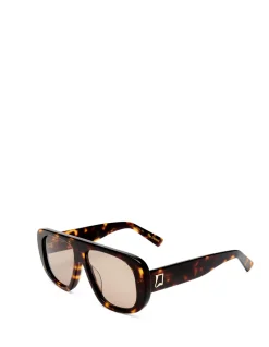 THE DIONNE CRYSTAL TORT AVIATOR Sunglasses