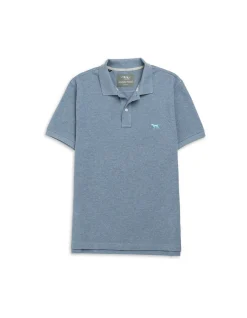 THE GUNN POLO - STEEL BLUE
