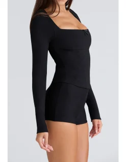 THE LONG SLEEVE CORSET TOP