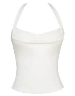 THE PEEKABOO HALTER NECK CORSET TOP