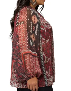 THE POETIC GYPSY-AURORA DRIFT BLOUSE