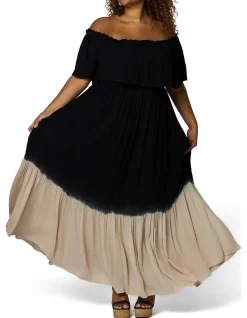 THE POETIC GYPSY-MOONDIVE MAXI TIE DYE DRESS