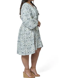 THE POETIC GYPSY-SEA BREEZE MINI DRESS