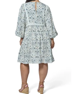 THE POETIC GYPSY-SEA BREEZE MINI DRESS
