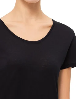 Thermal Wool Lyocell Short Sleeve Top