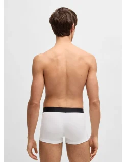 Three-pack of trunks in stretch cotton