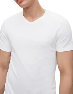 Three-pack of V-neck underwear T-shirts in cotton