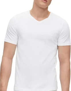 Three-pack of V-neck underwear T-shirts in cotton