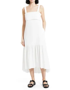 Tie-Back Dress in Good Linen