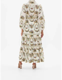 TIERED LONG SHIRT DRESS