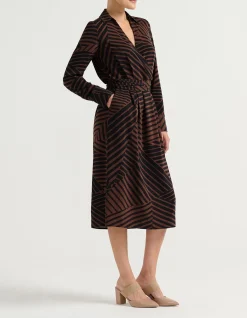 TIE WAIST WRAP DRESS