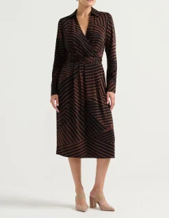 TIE WAIST WRAP DRESS