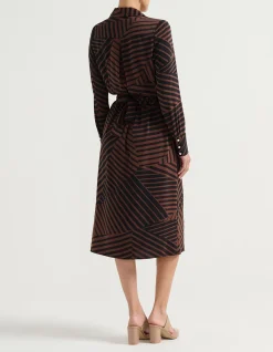 TIE WAIST WRAP DRESS