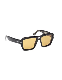 TOM FORD ICON FT1202 - SHINY BLACK MEN'S SUNGLASSES