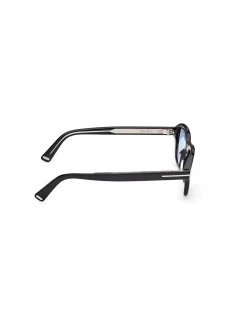 TOM FORD ICON TI0021 - SHINY BLACK MEN'S SUNGLASSES