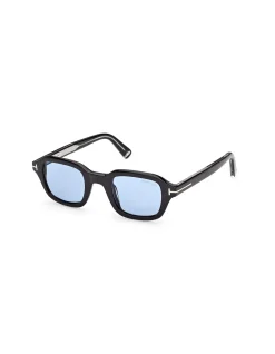 TOM FORD ICON TI0021 - SHINY BLACK MEN'S SUNGLASSES