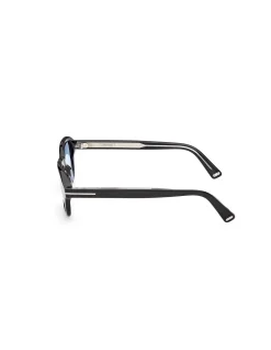 TOM FORD ICON TI0021 - SHINY BLACK MEN'S SUNGLASSES