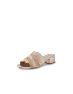 TONDA Sparkle Block Heel Slides