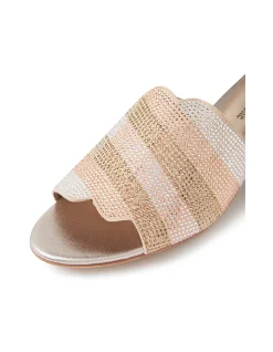TONDA Sparkle Block Heel Slides