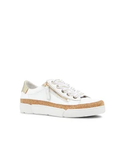 Torayne Cork Trim Leather Sneakers